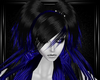 black blue hairstyle