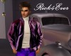 PURPLE LEATHER JACKET