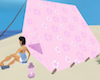 Pink Flower Tent