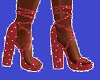 Polka red heels