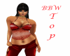 BBW Red sparkle top