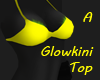 [A]Glowkini Top Yelw