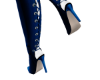 Blue Long boots
