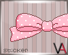 |vA| Pink Pixel Bow.