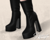 S. Boots Leather Black