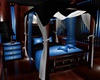 BLU DUST CANOPY BED