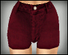 *Burgundy Denim Shorts*