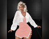 Dress Melly Pink White