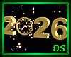 *2026 Clock Sign