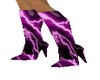 Purple Lightening boots