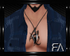 Open Design Shirt -bl