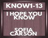 sofia carson KNOW1-13