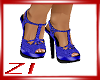~ZS~Blue Studded Shoe
