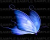 Blue Butterfly 3D Wall