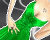 sexy green long dress