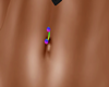 Rainbow belly ring