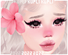$K Pink Hair Flower