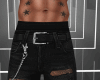 (M) Jeans Ripped Tattoo