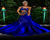 ~CBS~Royal Blue Gown