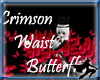 Crimson Waist Butterfly