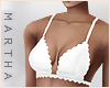 ( Scallop Bra ) White