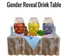 Gender Reveal Drink Tabl