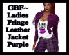 GBF~Leather Jacket Purp