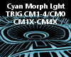 Cyan Morph DJ Light