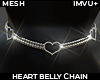 ! heart bellychain DRV