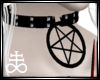 Pentagram Studded Choker