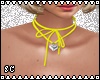 SC HEART NECKLACE YELLOW