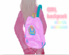 Pink fashion backpack