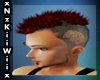 Dark red mohawk 2