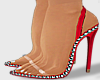 Red Pushpin Heels