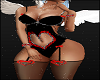 Black Red heart Lingerie