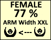 Arm Scaler XXL 77% Femal