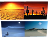 4 Deserts backgrounds