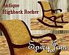 Antique Highback Rocker5