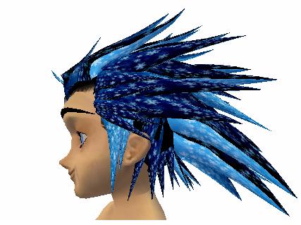 Snow Flake Hair Spiky