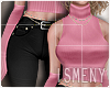[Is] Casual Black-Pink