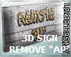3D CLUB SIGN REMOVE "AP'