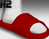 Slide Red +Socks