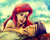 Ariel saves Prince Eric