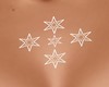 white stars tattoo