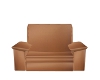 brown/tan recliner