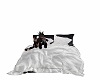 *CS* white and black bed