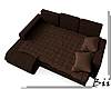 Brown Pull Out Sofa