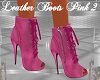 Leather Boots Pink 2