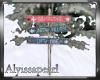 Winter Chalet Sign