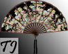 ^TJ^Oriental Floral Fan